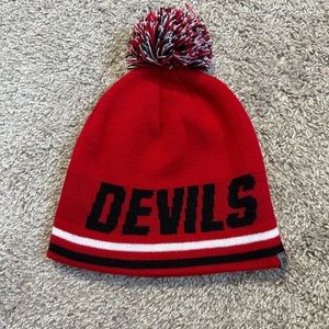 NJ Devils Hockey Beanie
